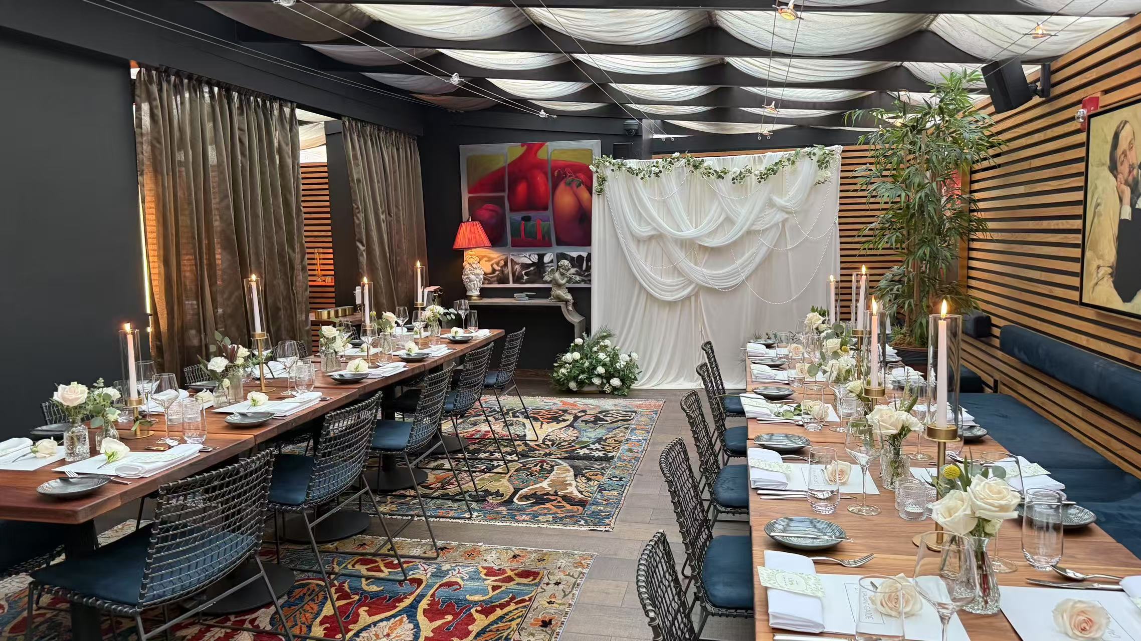 Restaurant engagement party